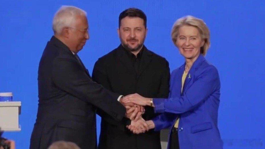 凤凰新闻【多国政要齐聚基辅援乌，泽连斯基称应打击俄“影子舰队”】据凤凰卫视报道，