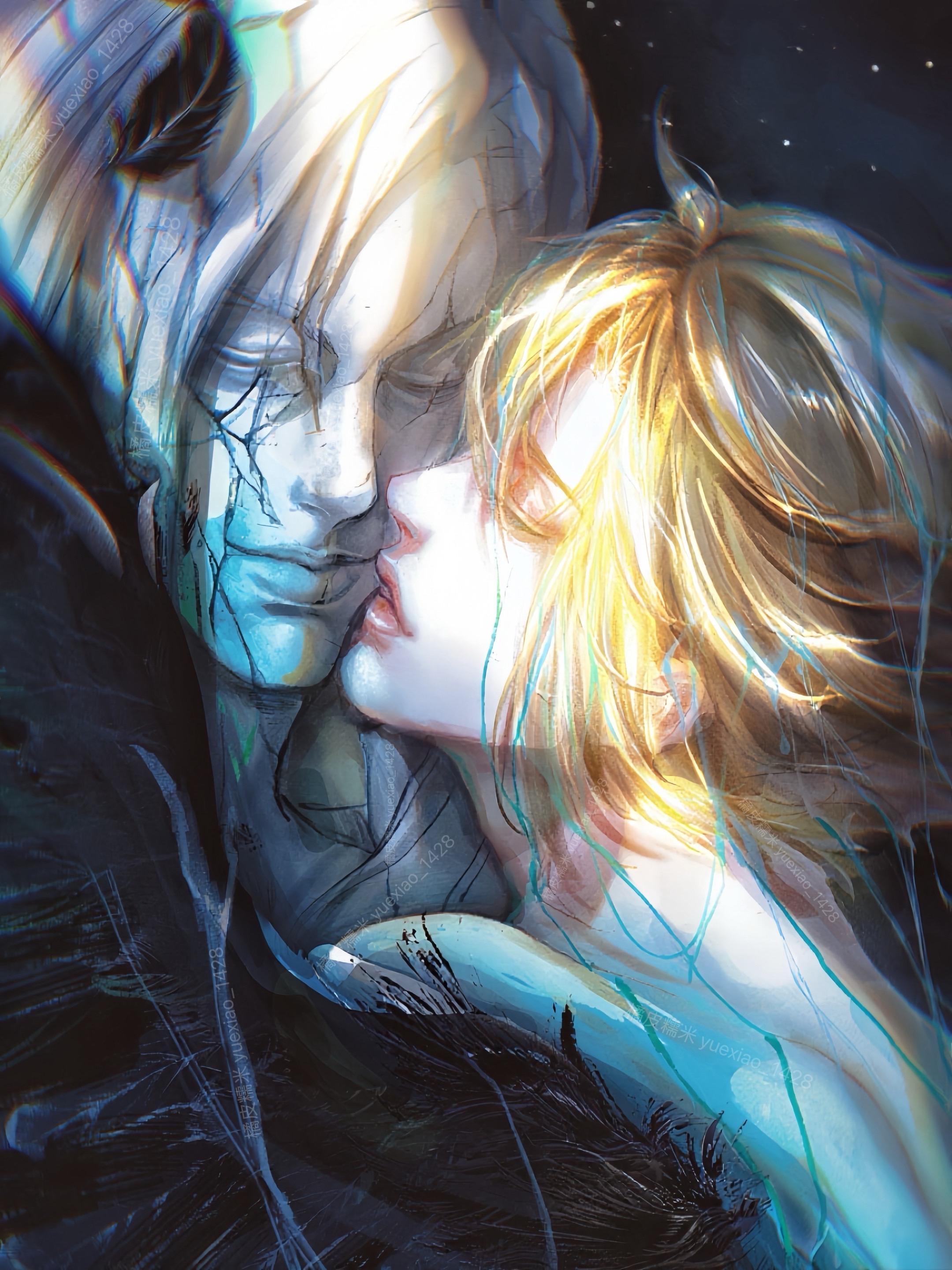 雏鸟情节。收录在画册里的彩色稿件(*¯︶¯*)月底开～