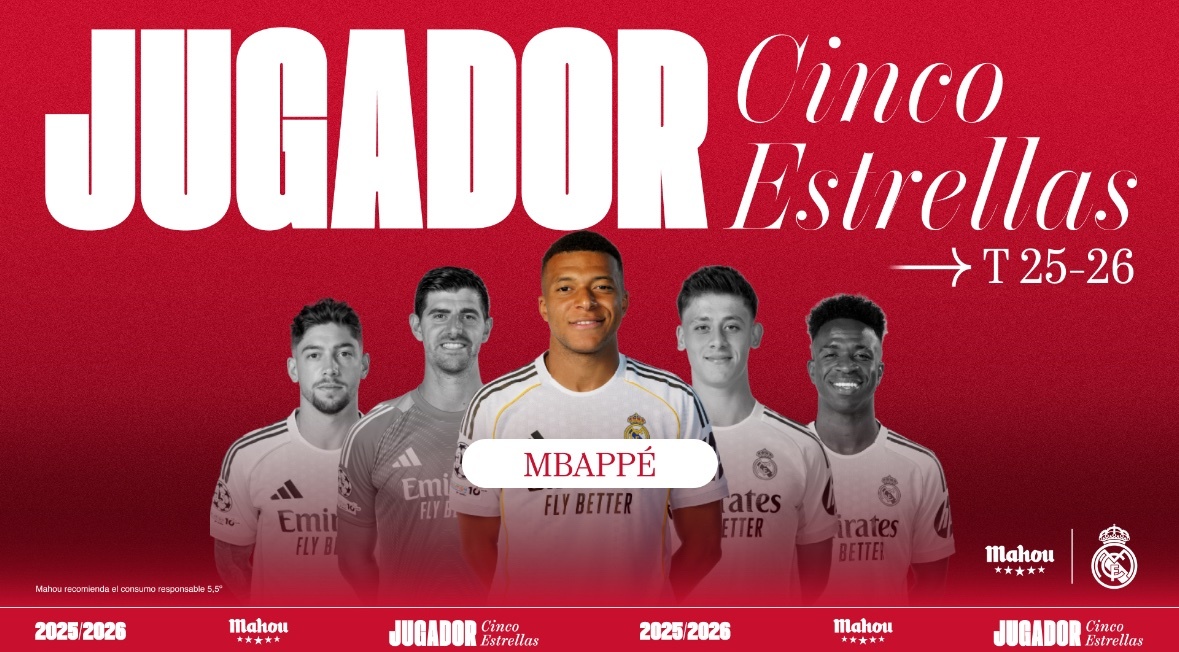 皇马 皇马一月最佳球员是姆巴佩👏 