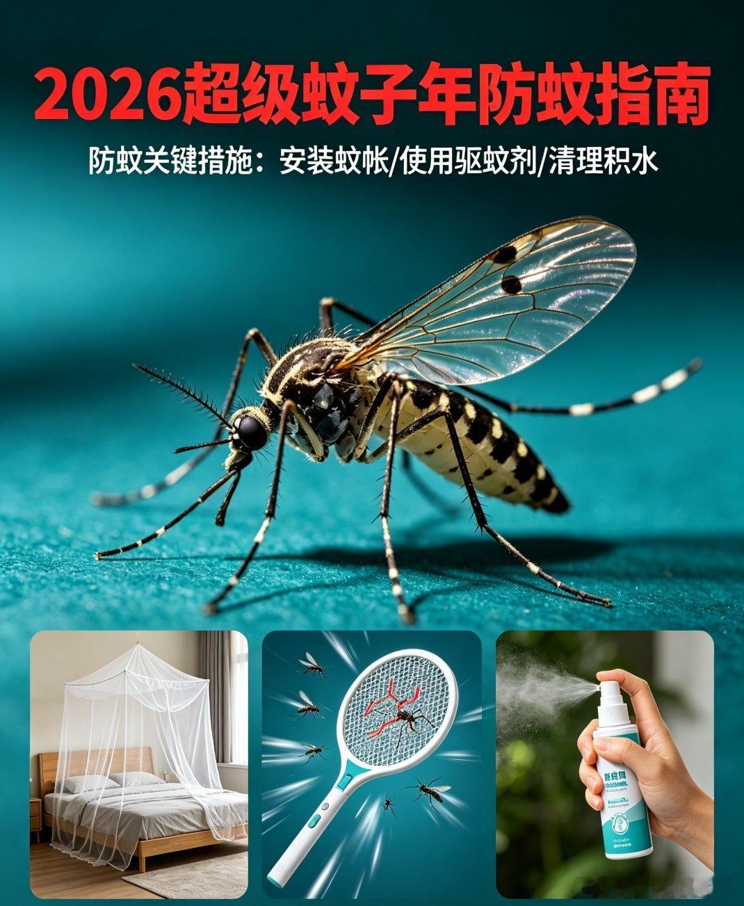 史诗级加强2026迎来超级蚊子年年直接迎来史诗级蚊子大爆发，全网都在说2026是