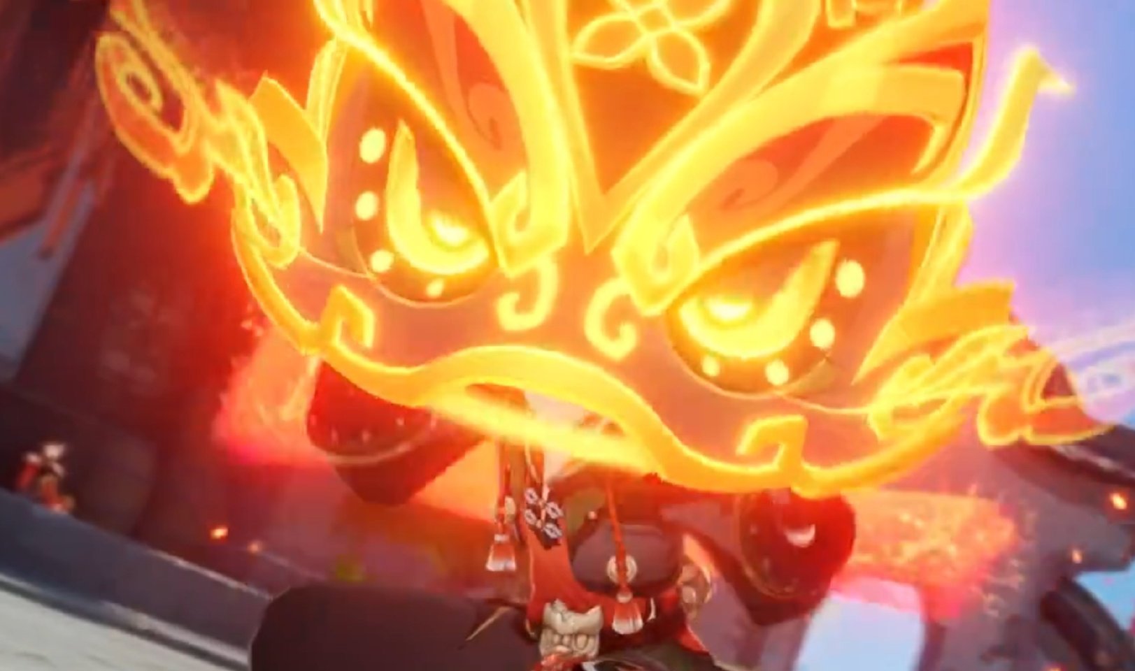 #原神[超话]##原神嘉明# 舞狮少年嘉明红红火火红红火火的来了文仔好可爱[哇]