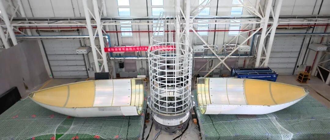 星际荣耀完成双曲线三号5.2m整流罩分离试验，试验过程中，整流罩按指令精准完成解
