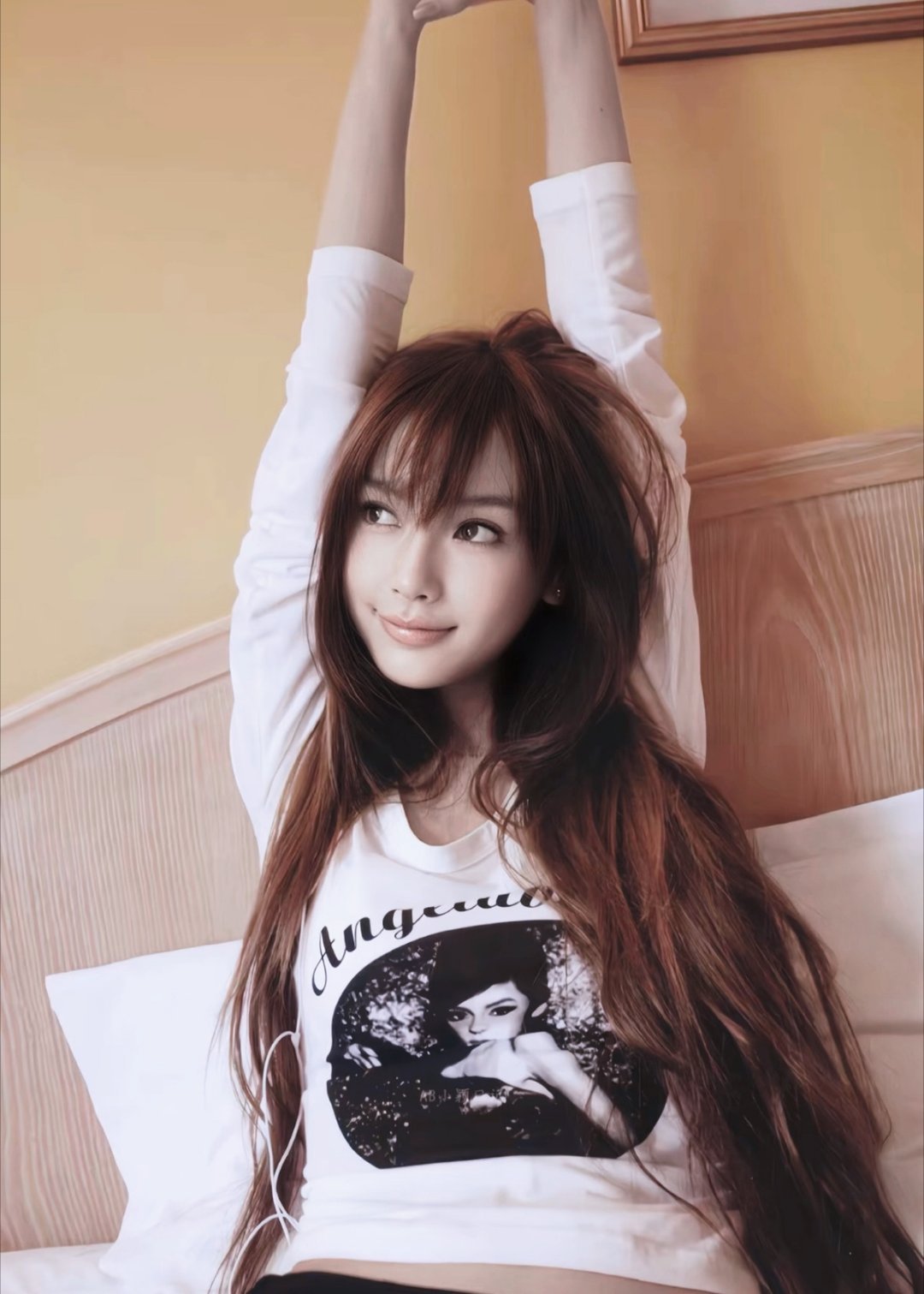 angelababy  yy 杨颖 如果生活不如意 我如你意 如果好运不在你身边