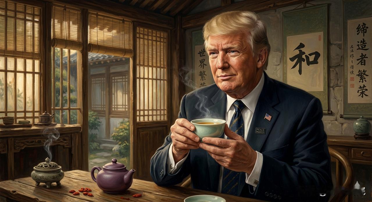 自称平定八场战争的和平缔造者：是真慈悲还是大生意
　
刚刚看到特朗普在凤凰城演讲