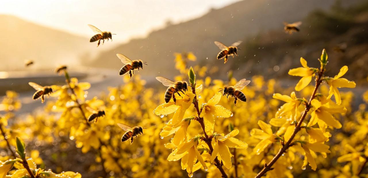 说起春日打卡地，我的脑海里立刻浮现出那条熟悉的环山路。它不像名山大川那样声名远扬