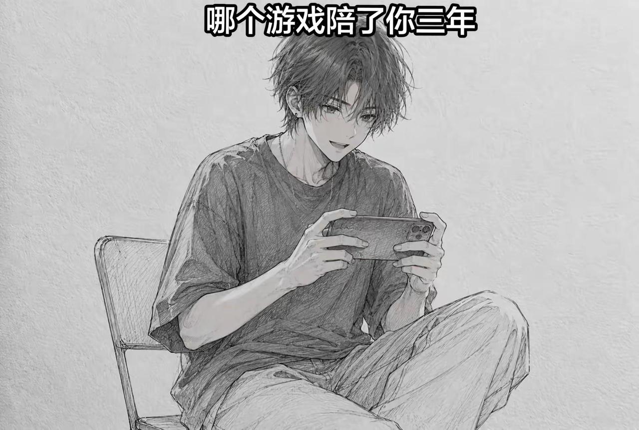 哪个游戏陪了你三年？游戏 陪伴 绘画 手绘画
