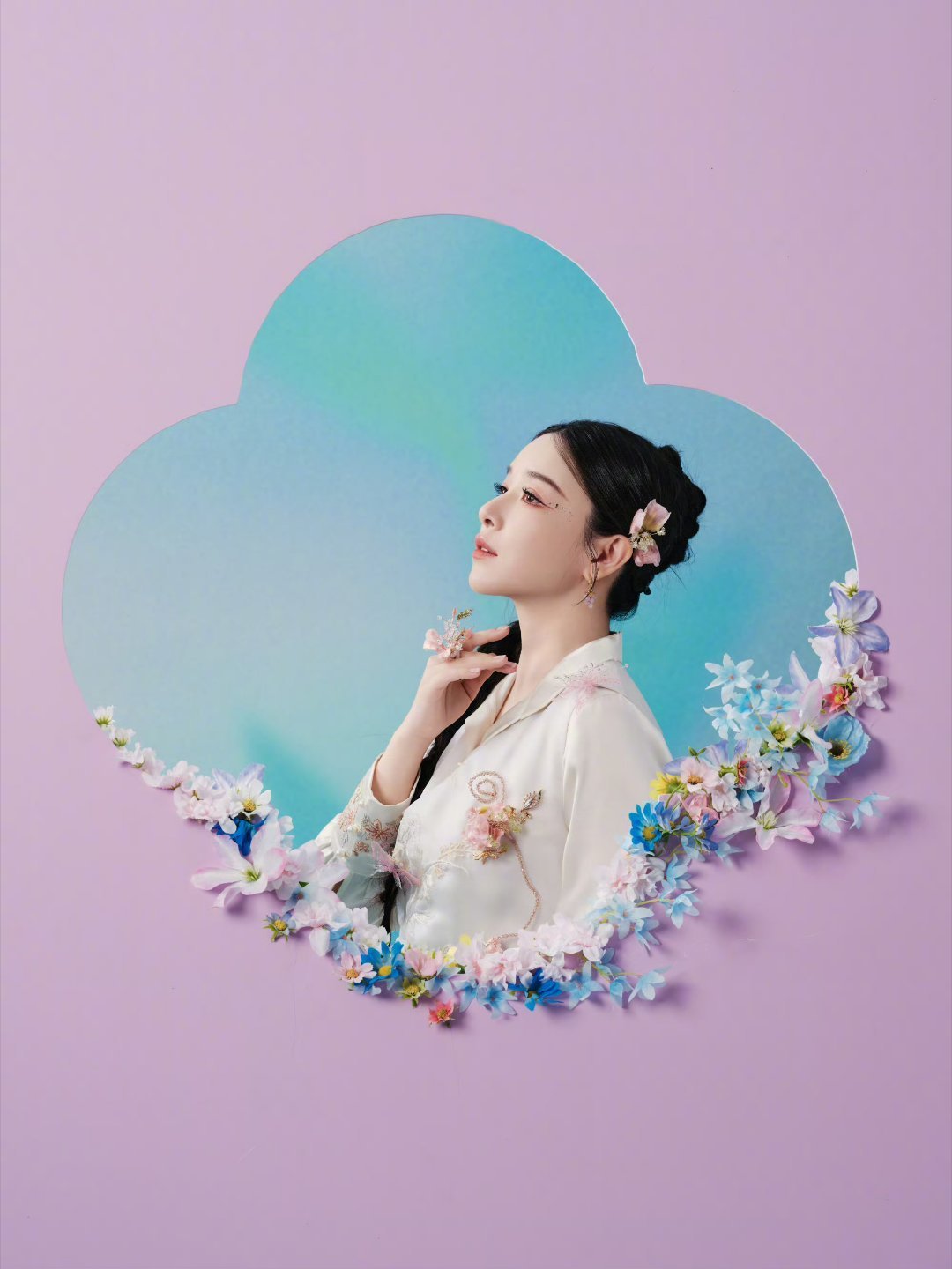 阚清子给自己一公舞台打100分所有姐姐都是一百分，这么短的时间紧张练习还要公演，