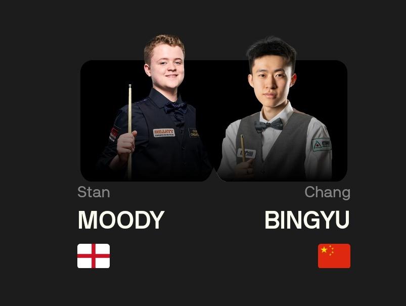 常冰玉两杆过百，5-3击败穆迪，挺进德国大师赛正赛！
 
 
北京时间1月7日晚