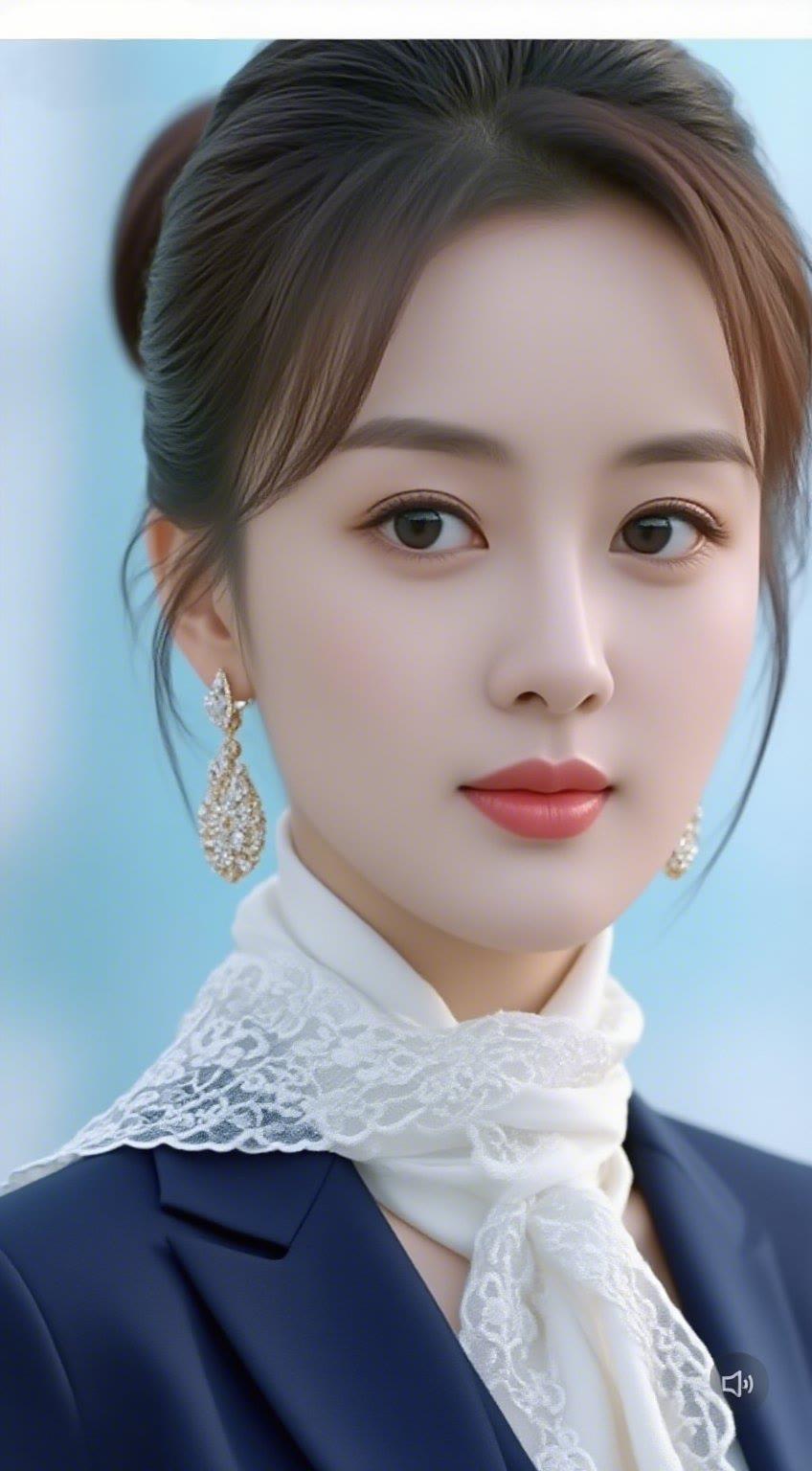 玉颜如花，笑靥如春。