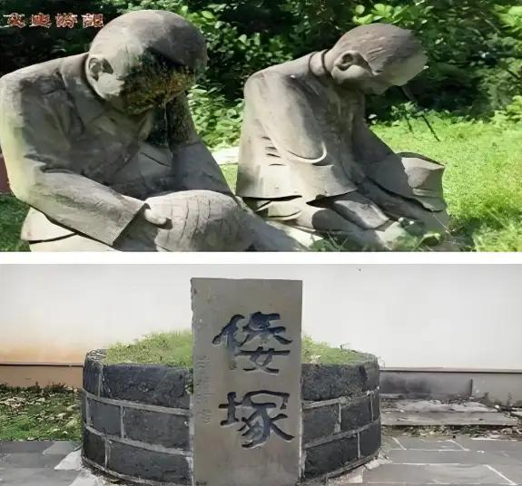4月23日，腾冲国殇墓园。一个四川来的小伙子，在“倭塚”石碑前站住了。

他本来