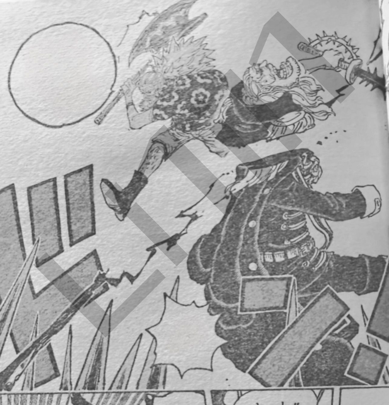 本周图透，贾巴斩断荆棘人！一分为二！太爽了……海贼王日漫海贼王漫画1149话 ​