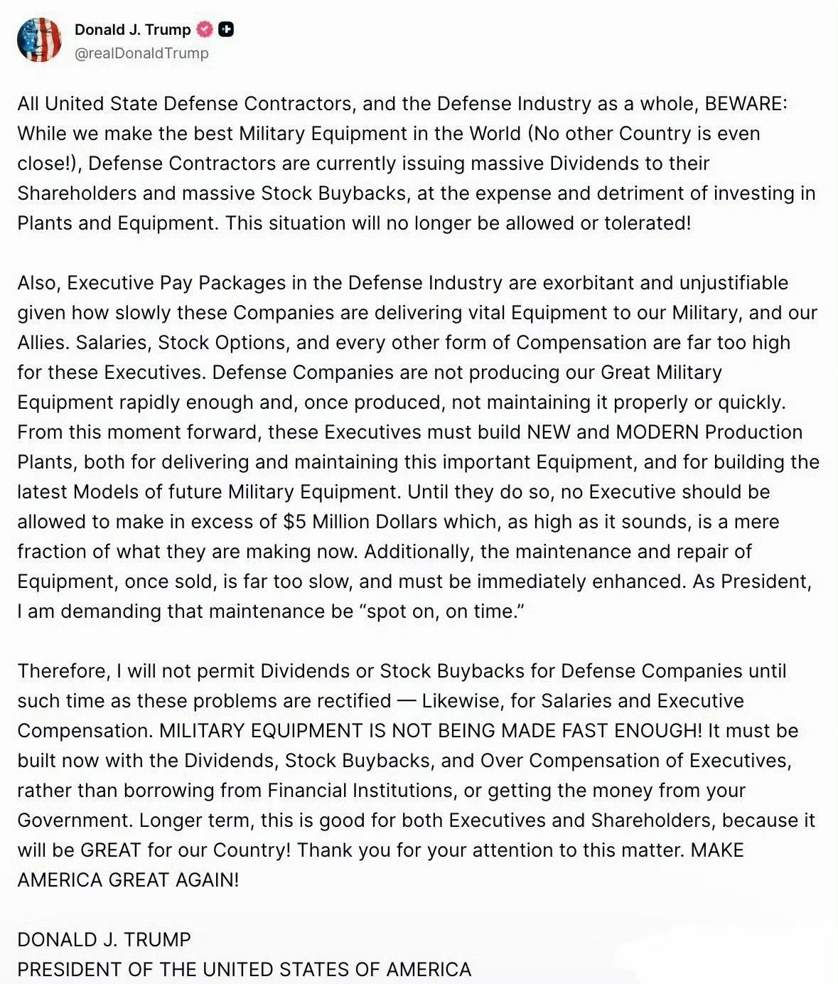 老头说的现象没错，但原因错了，高管收入过高，不是导致西大军工生产力产能上不去的主