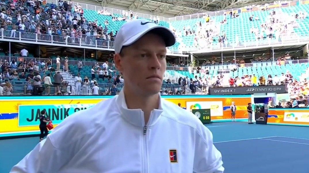 辛纳追平了诺瓦克·德约科维奇保持的男子选手在ATP1000大师赛中连续赢下最多盘