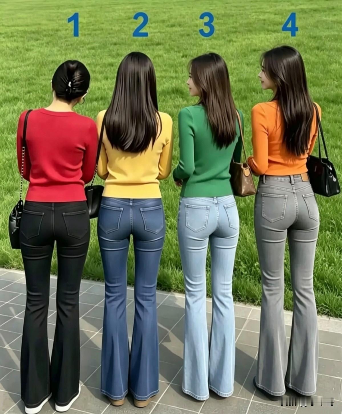 五个人中有一个是男扮女装，你能看出是几号吗？