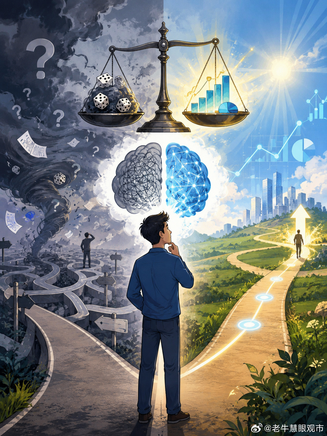 老牛的子夜沉思 真正的高手，从不迷信确定性：在不确定世界里做对决策的底层方法在今