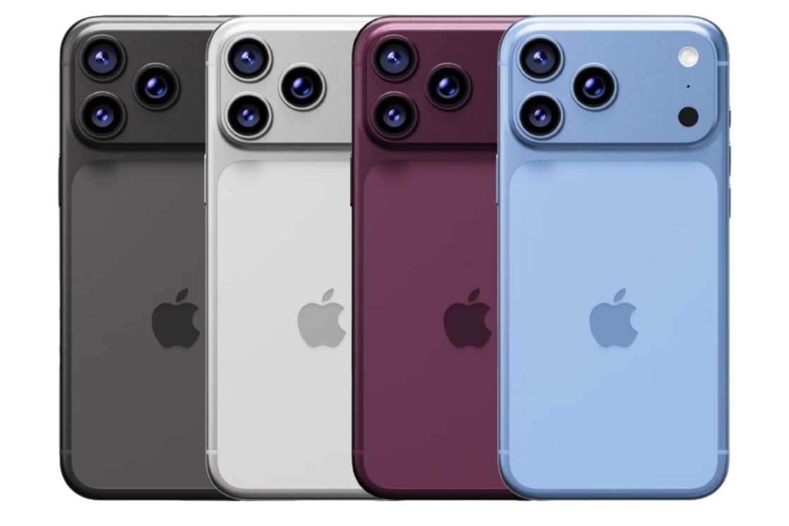 iPhone 18 Pro 砍掉了去年大火的星宇橙，这次主打酒红。今年的蓝色改的