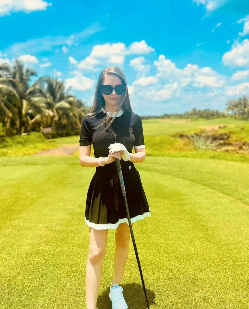 又是带老婆打高尔夫的一天！ ​​​