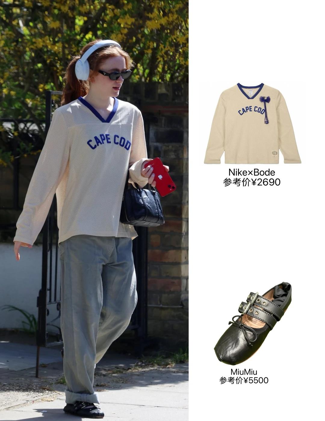 怪奇物语Max新鲜街拍，又见耳机，纯i人了
Max最新街拍，感觉就是随便穿得，竟