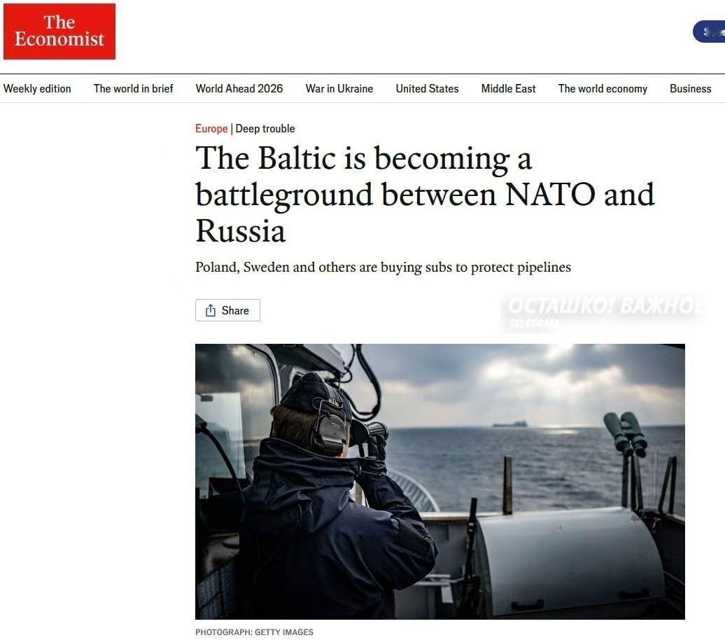据 The Economist报道，波罗的海正成为俄罗斯与北约的博弈场。波兰、瑞
