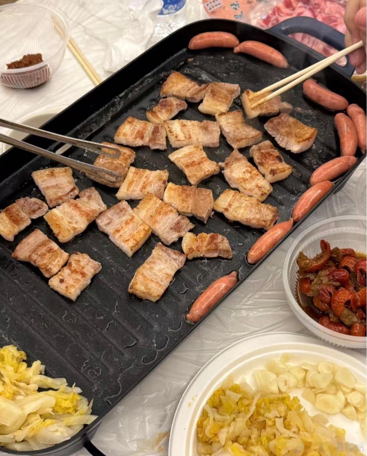 虽然考试我不行可烧烤我必行啊！都给我烧起来！！！宵夜安排日常 ​​​