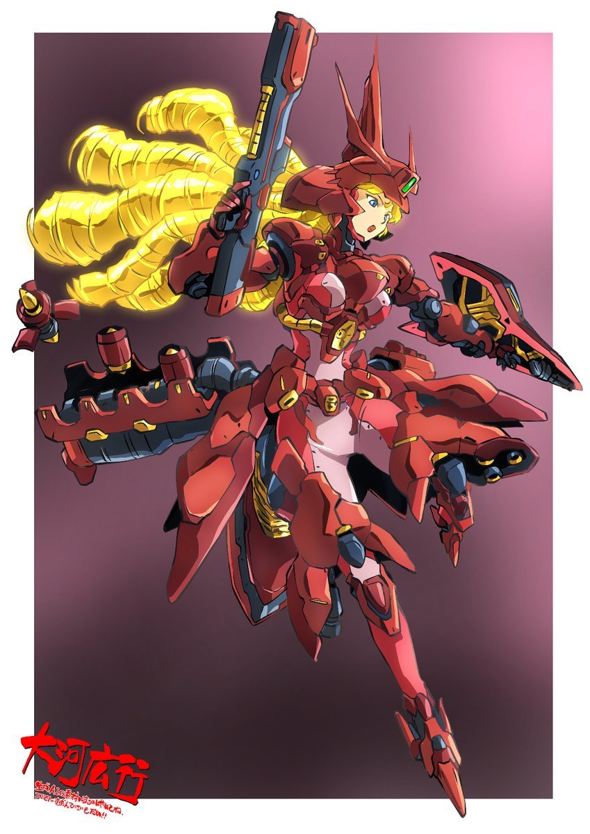 沙扎比娘（via 大河広行）高达 ​​​