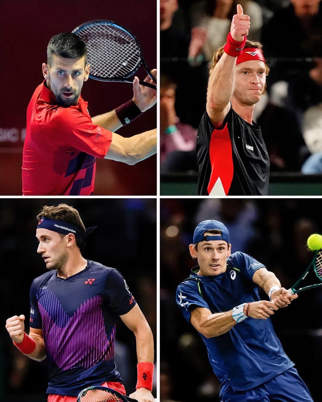 ATP年终总决赛还有3个名额，常规赛最后一周，一名球员在躺平，3名球员在斗争入围