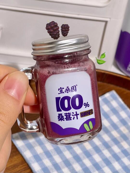 谁发明的桑葚汁➕牛奶🥛好喝到差点爆饮！！！