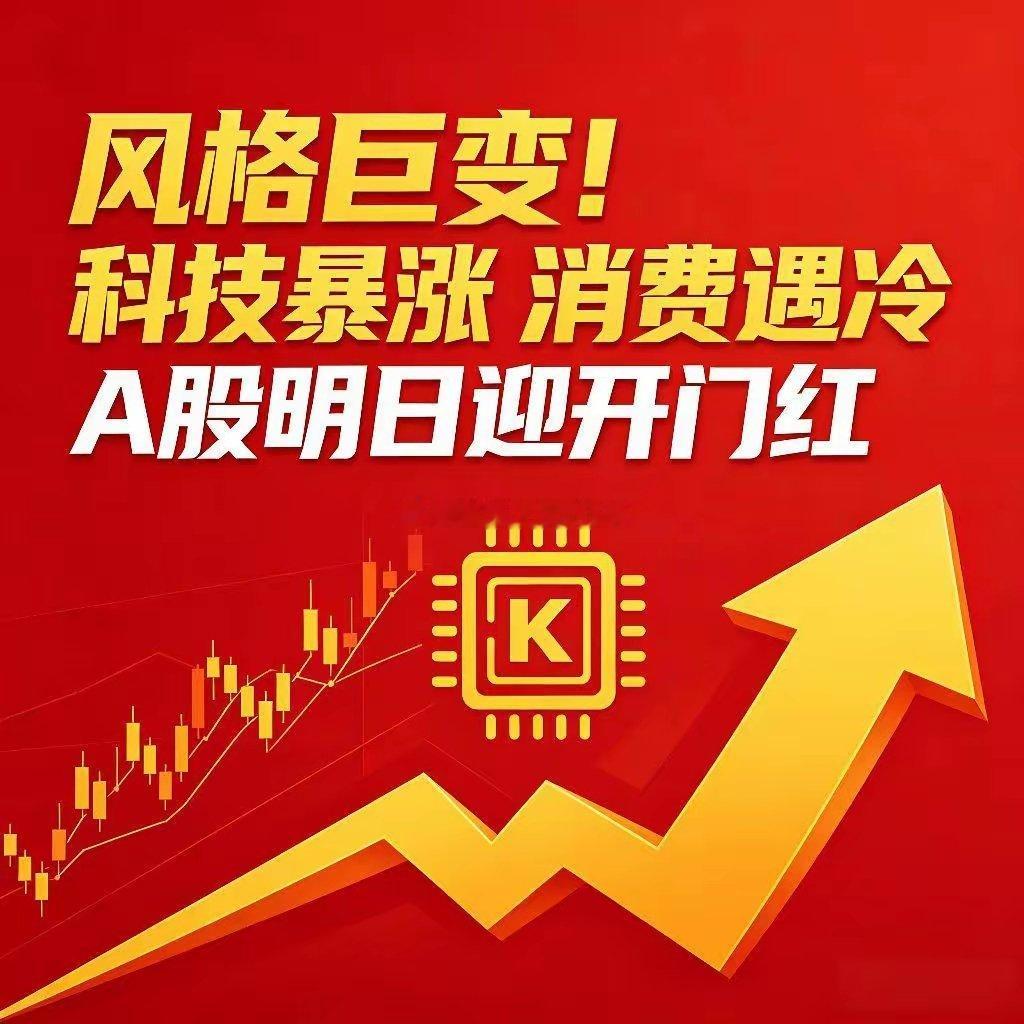 A股开盘！开门红稳了，市场风格彻底大变天五一假期结束，A股明天正式开盘。结合外围