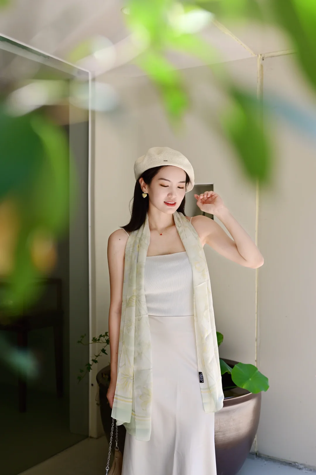 OOTD｜今天做仙女，吊带➕丝巾🧚🏻‍♀️