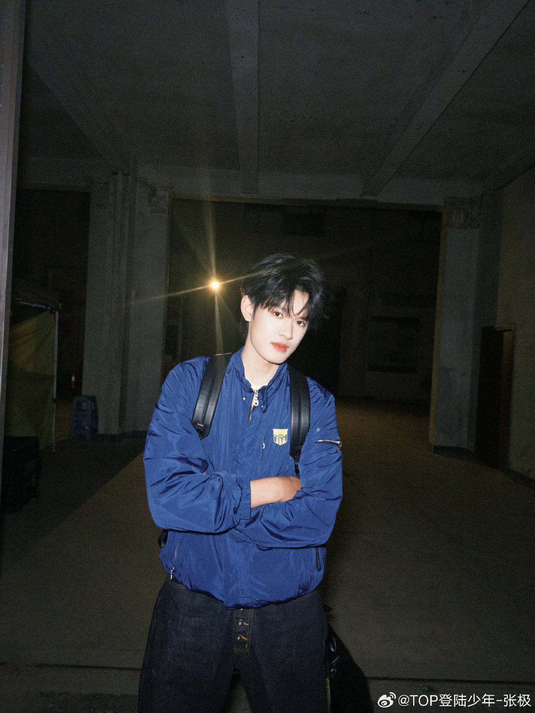 张极啵啵穿亲子装张极啵啵亲子装 哇哇哇这同款蓝色系~张极