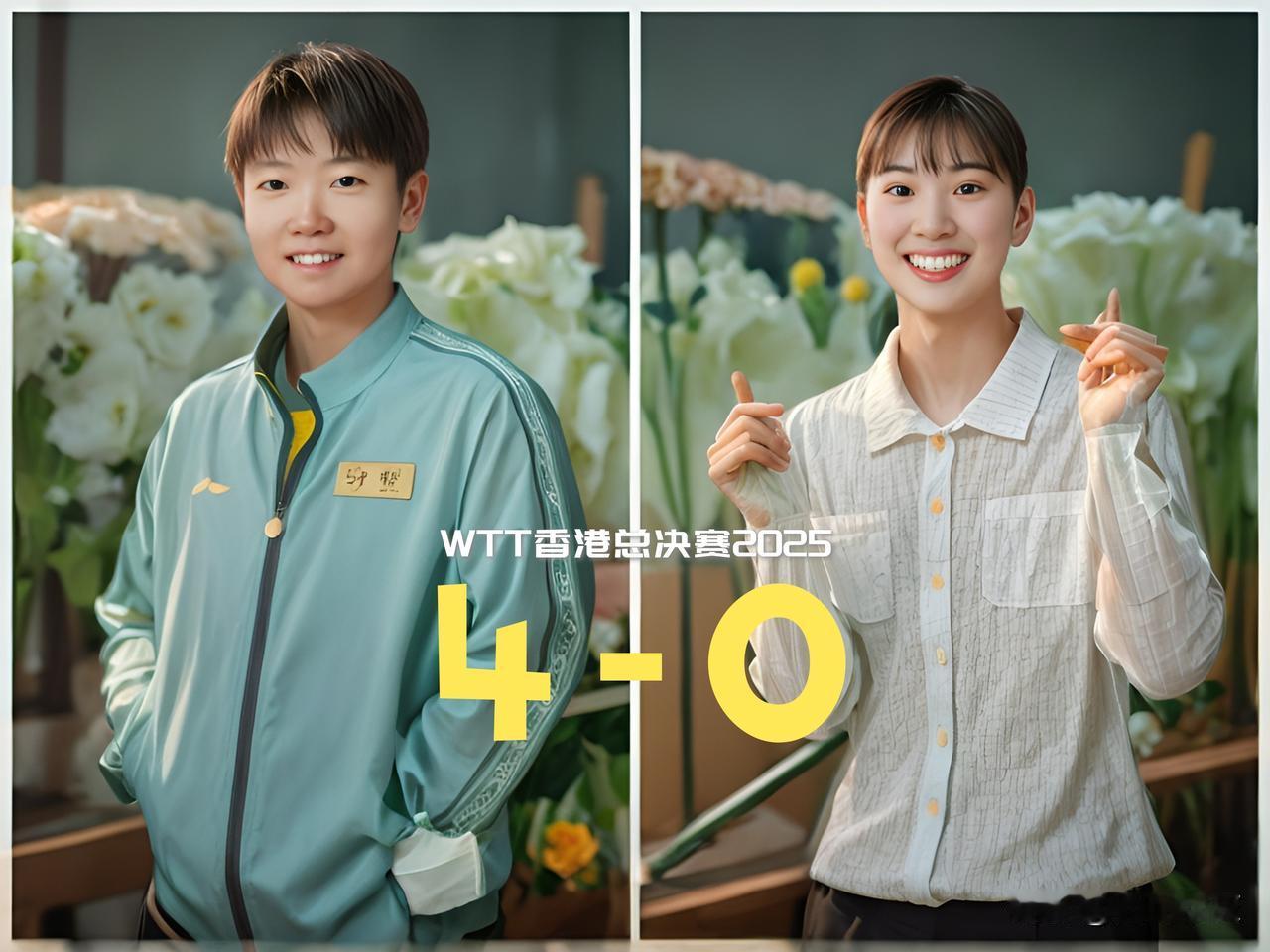 【孙颖莎横扫长崎美柚晋级！国乒包揽本届总决赛女单四强！】

2025WTT香港总