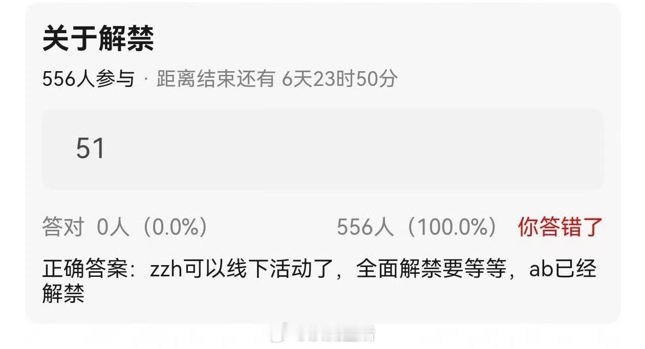 大家有感受到这两位解禁吗？ ​​​