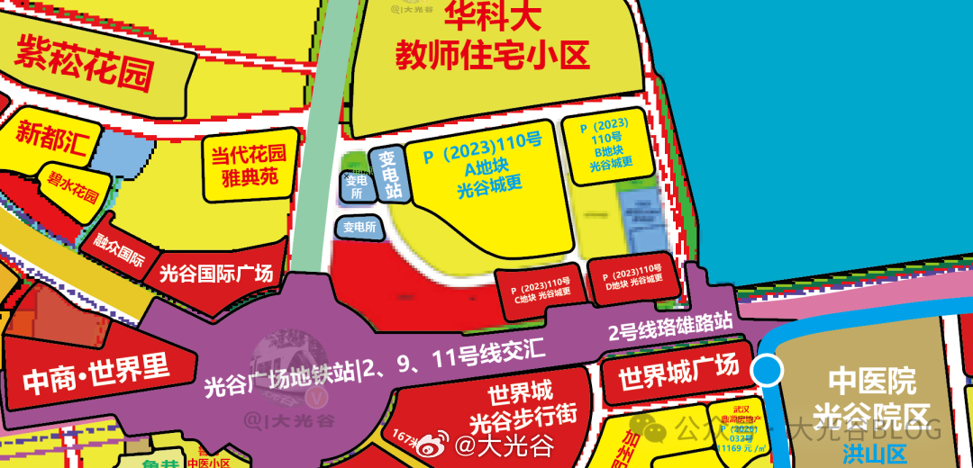 光谷广场东北角地块控规拟调整！光谷广场，作为东湖高新区的城市门户，它周边每一块土