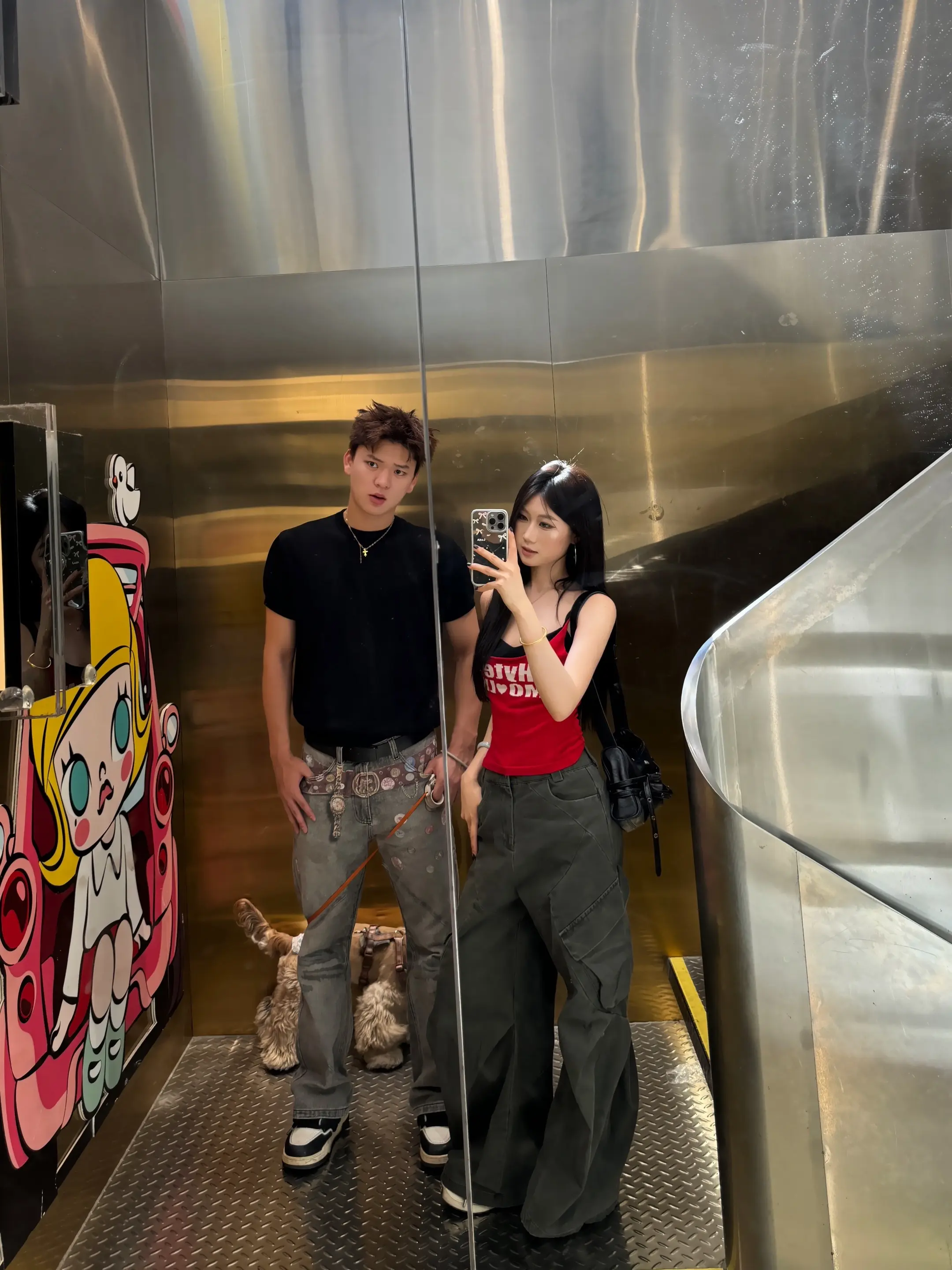 你说去逛街 我说在开会