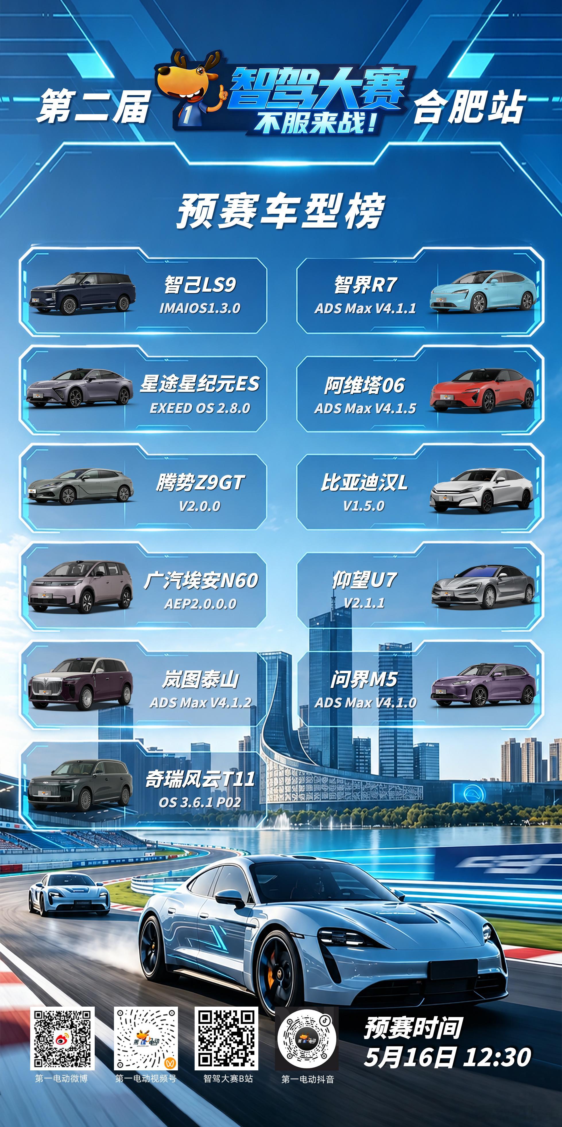 ads4.1.5华为乾崑 目前只有阿维塔更新了，看下明天的智驾大赛，华系全是单激