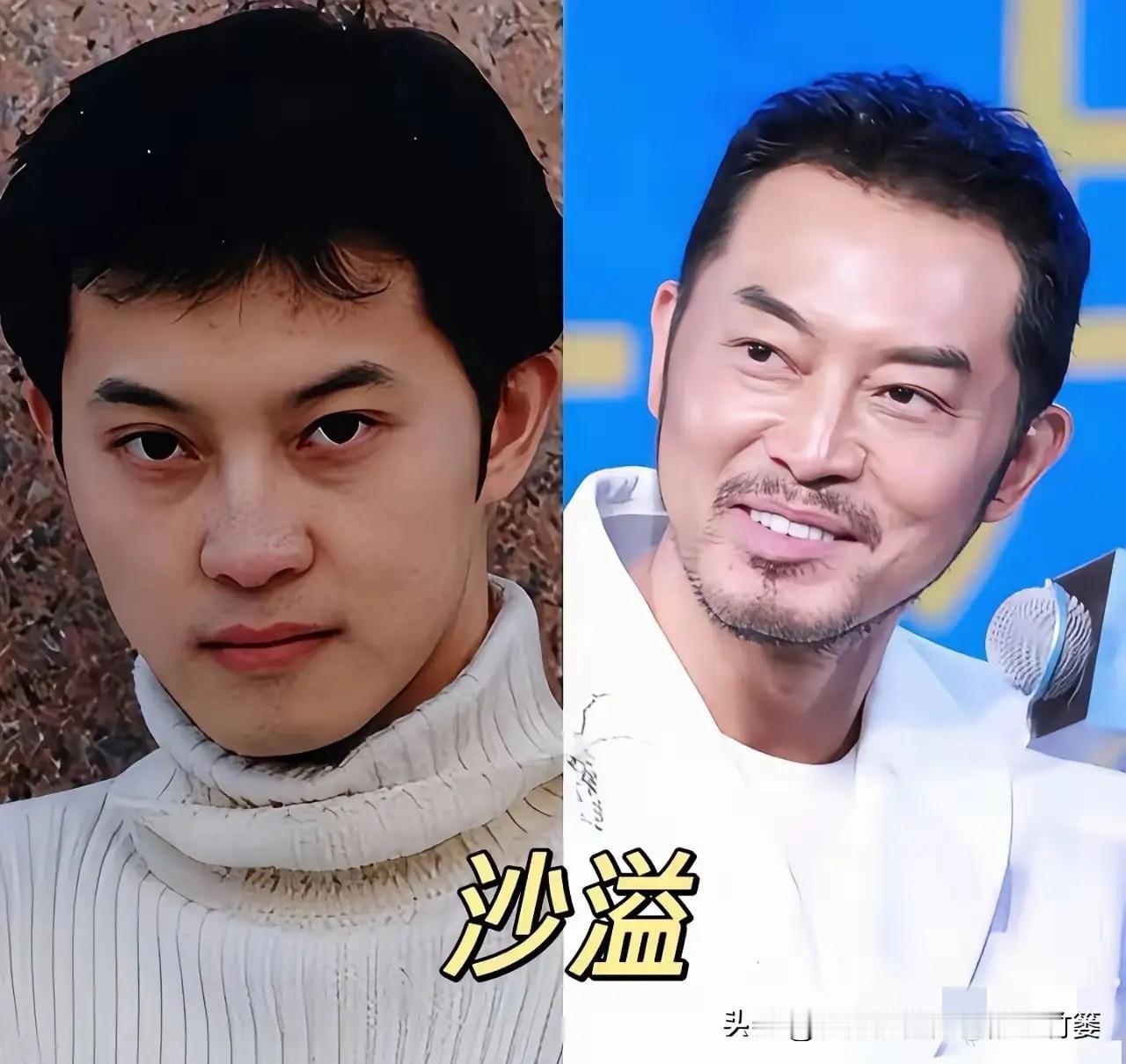 岁月从不败帅哥？内娱叔圈男神今昔对比，有人越老越有味道！
都说“岁月是把杀猪刀”