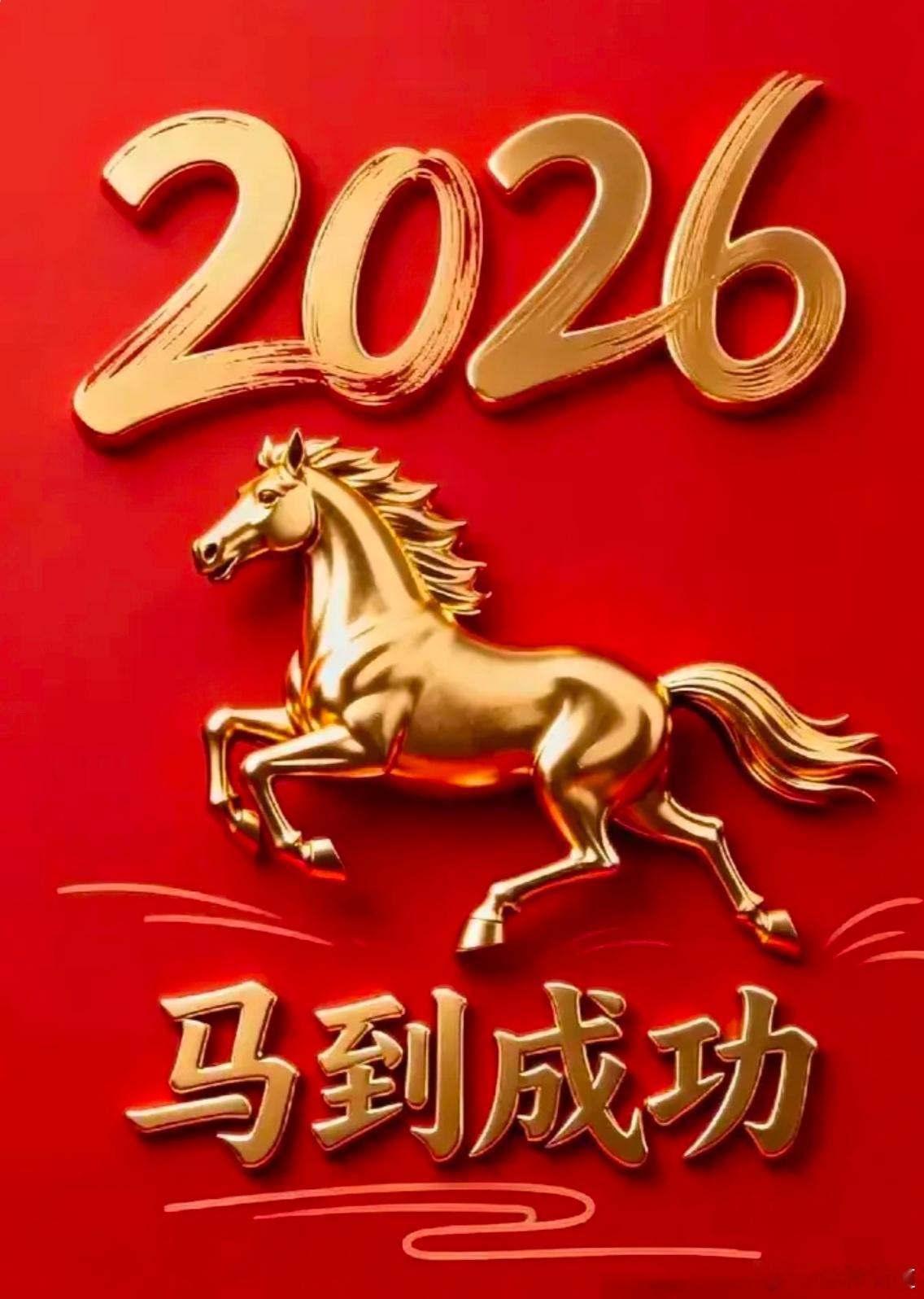 2026年那简直就是“开了挂”，好运像雪花一样纷纷砸来，必须马到成功！2026年