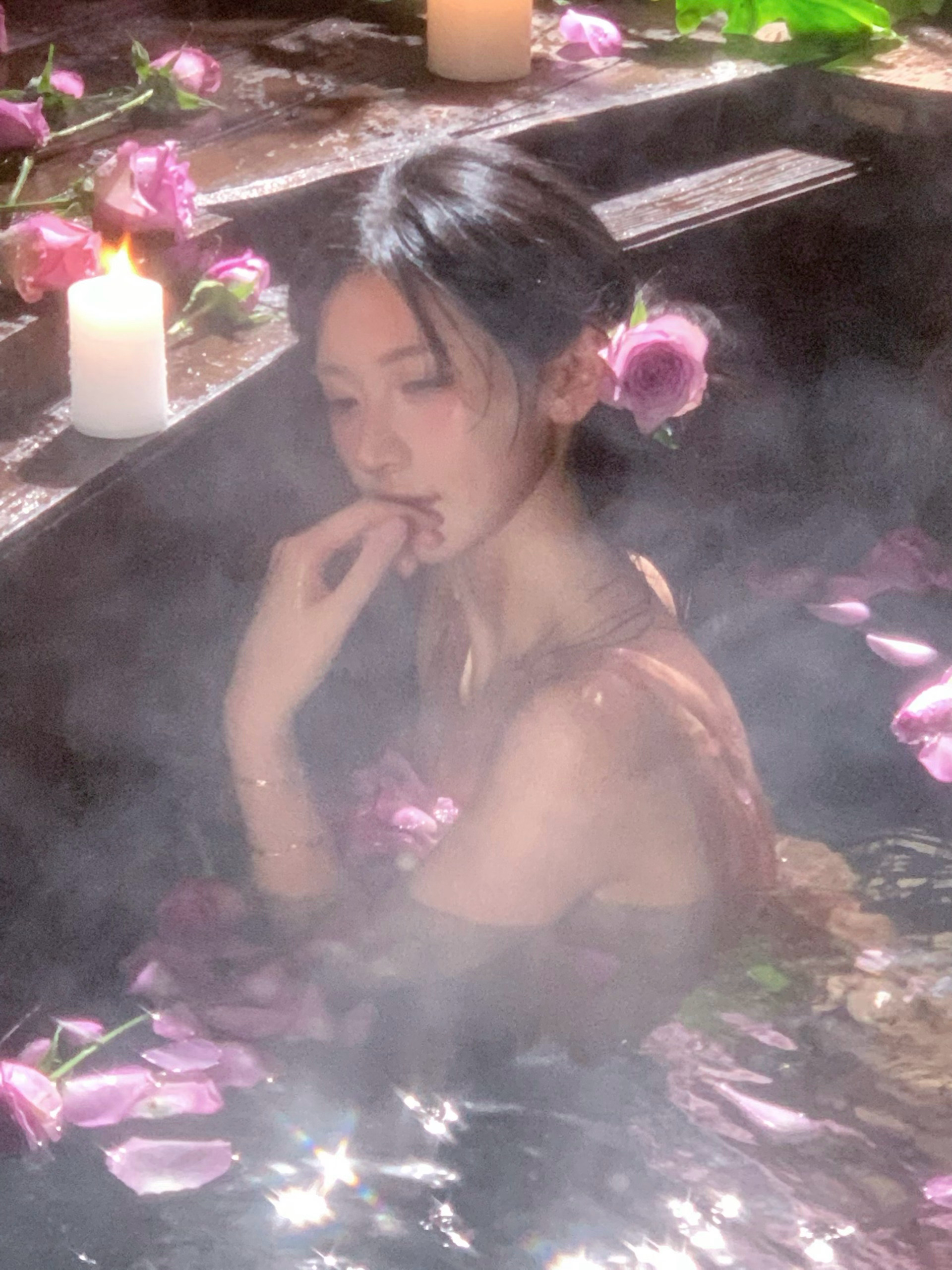 智敏家的温泉也太舒服了吧要啥有啥被姐妹安排的明明白白～