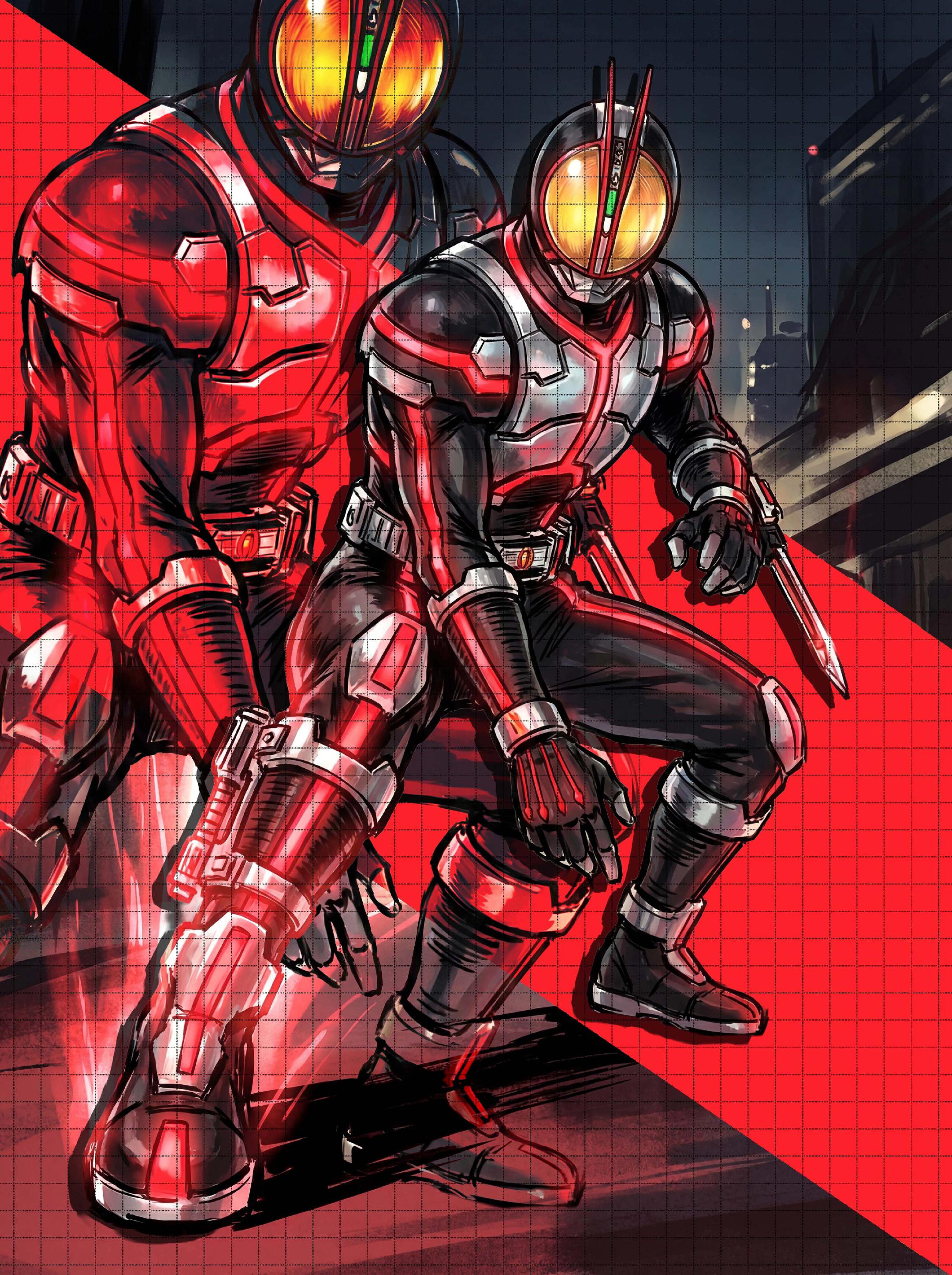 最帅的假面骑士们。