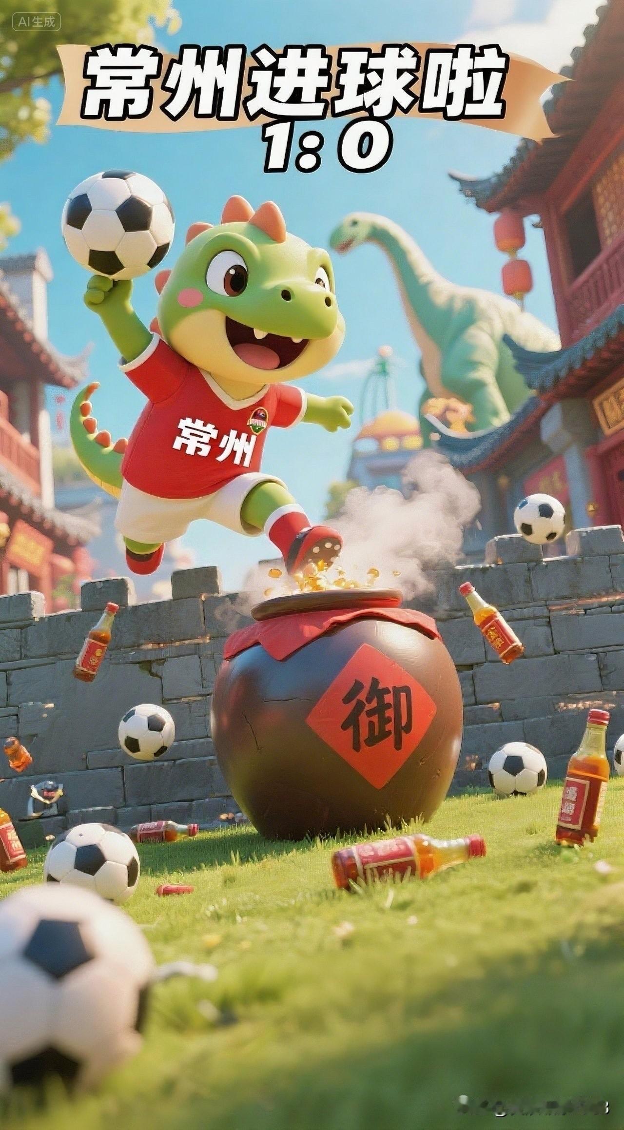 常州首球首胜！！！8月16日，江苏省城市足球联赛（苏超）第九轮，常州队在主场常州