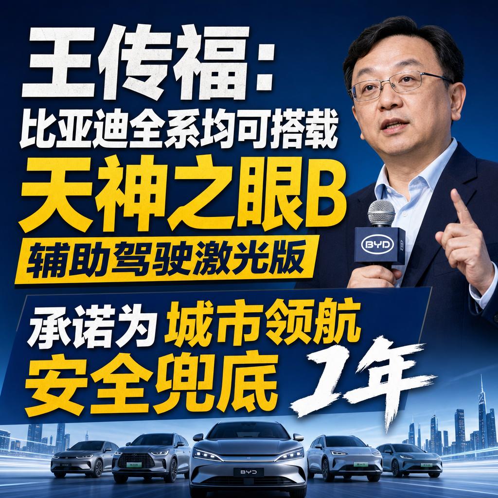 王传福重写智驾规则 推动高端智驾规模化普及
王传福的这盘棋，压根不是卖硬件，而是