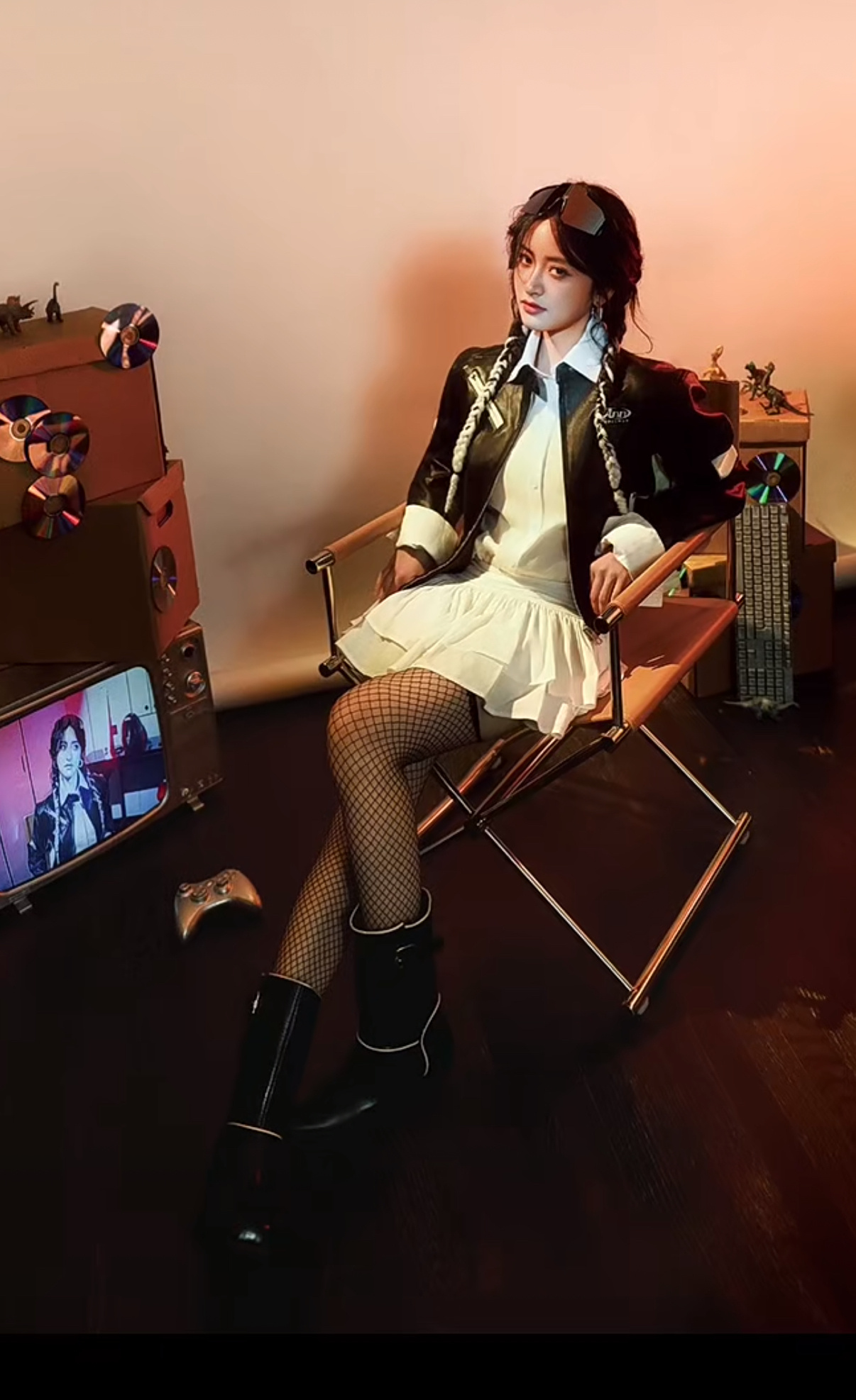 沈月新图机车风也太酷了吧，直接硬控我啊姐姐