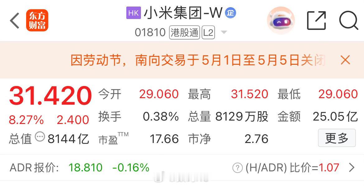 每次小米股票涨的时候，总有一些人气的咬牙切齿的，这个赢点也快没有了，汽车也没有了