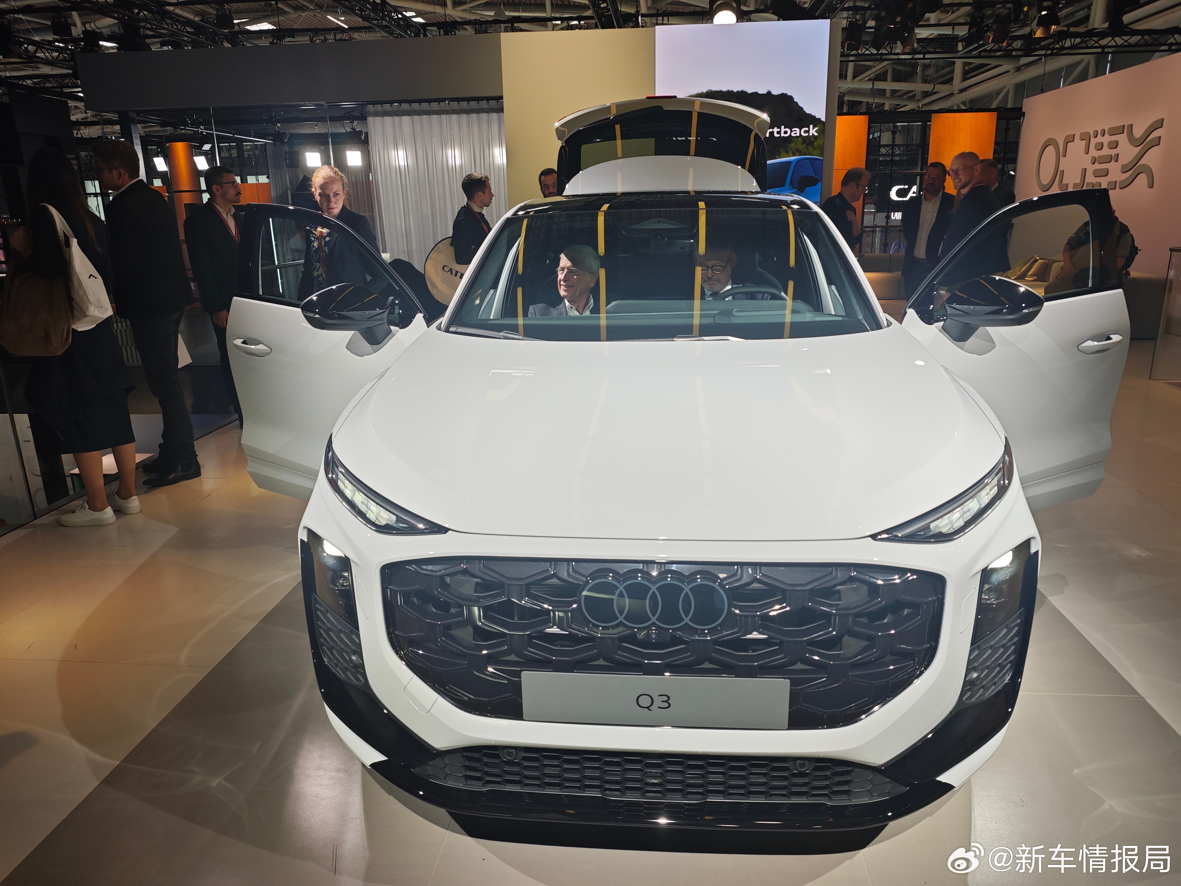 第二代奥迪Q3 Sportback在慕尼黑车展亮相，这也是奥迪旗下，尺寸最小的溜