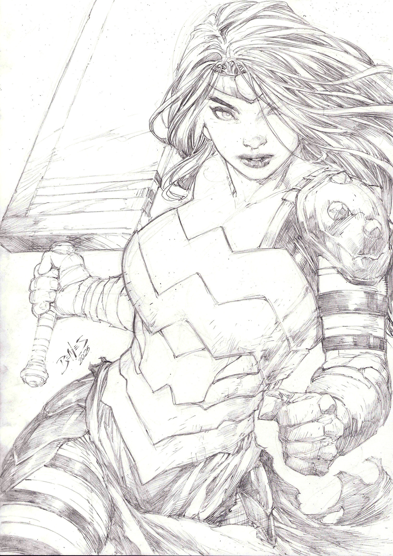 ed benes（为数不多姿势还算正常没扭成麻花）的绝对神奇女侠同人神奇女侠  