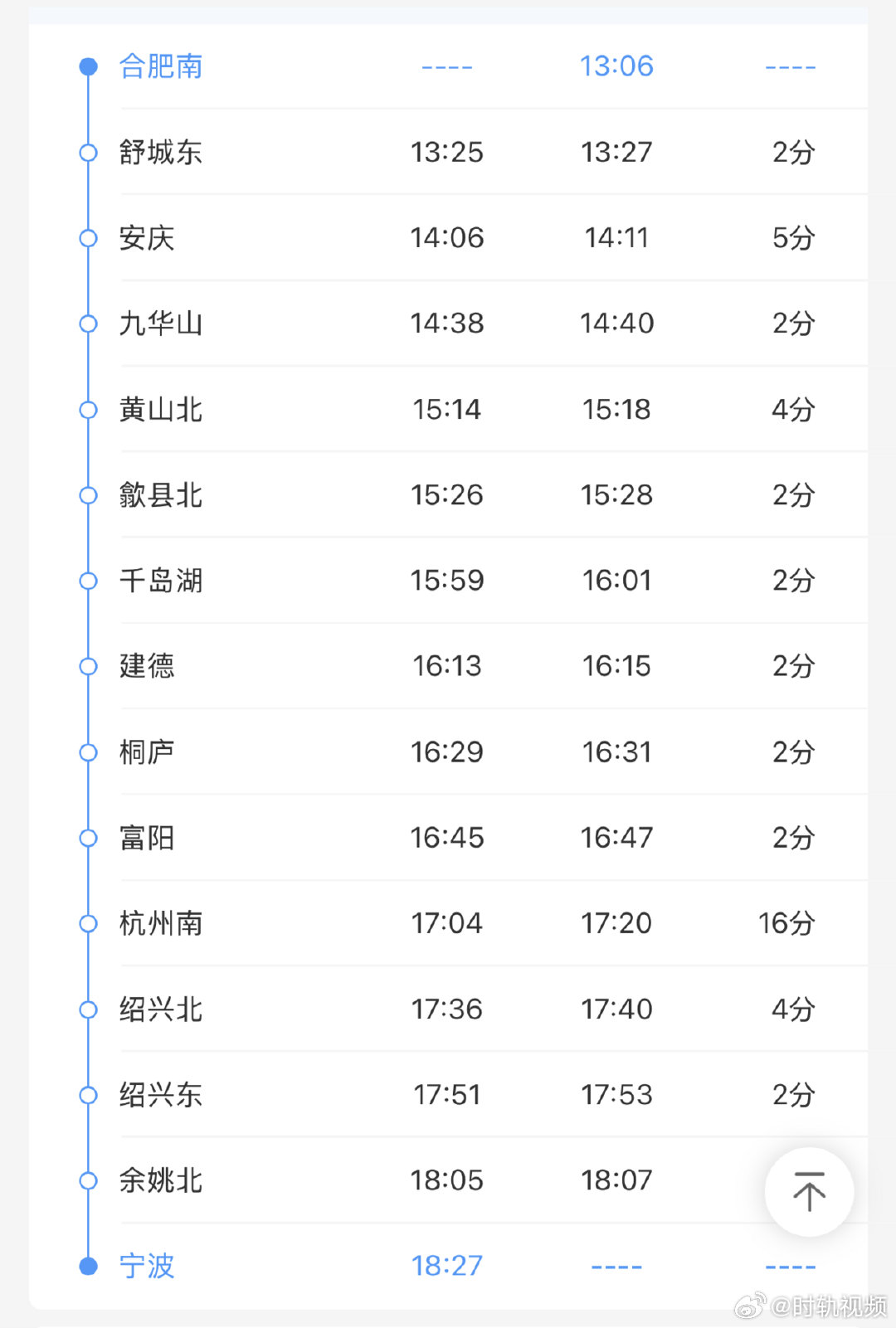 本周末宁波至千岛湖黄山九华山高铁恢复开行 记者从铁路部门了解到，6月27日、28