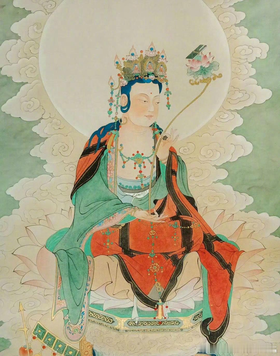 大势至菩萨庇佑每一位有缘人得无上之力，一生聚财守财，顺利平安。​​​​