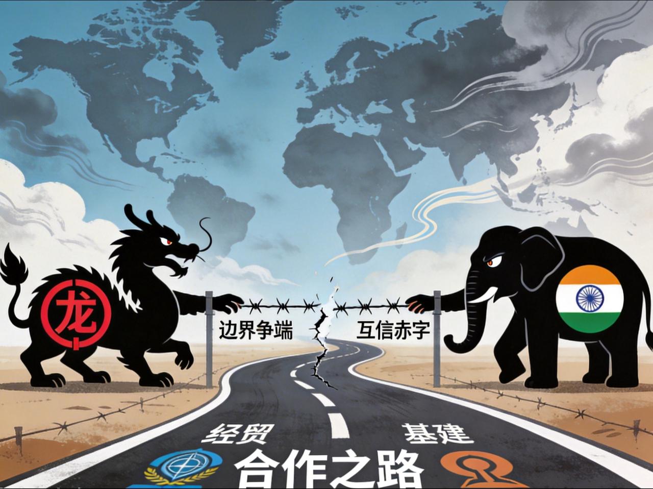 中印关系正在经历一个“实用主义回暖期”。从近期两国恢复直航、推进战略对话、甚至在