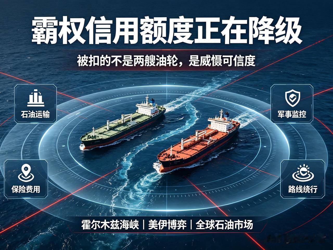 伊朗扣油轮，不是在挑衅美国，是在帮全球画一张美国红线收缩地图！

2026年7月