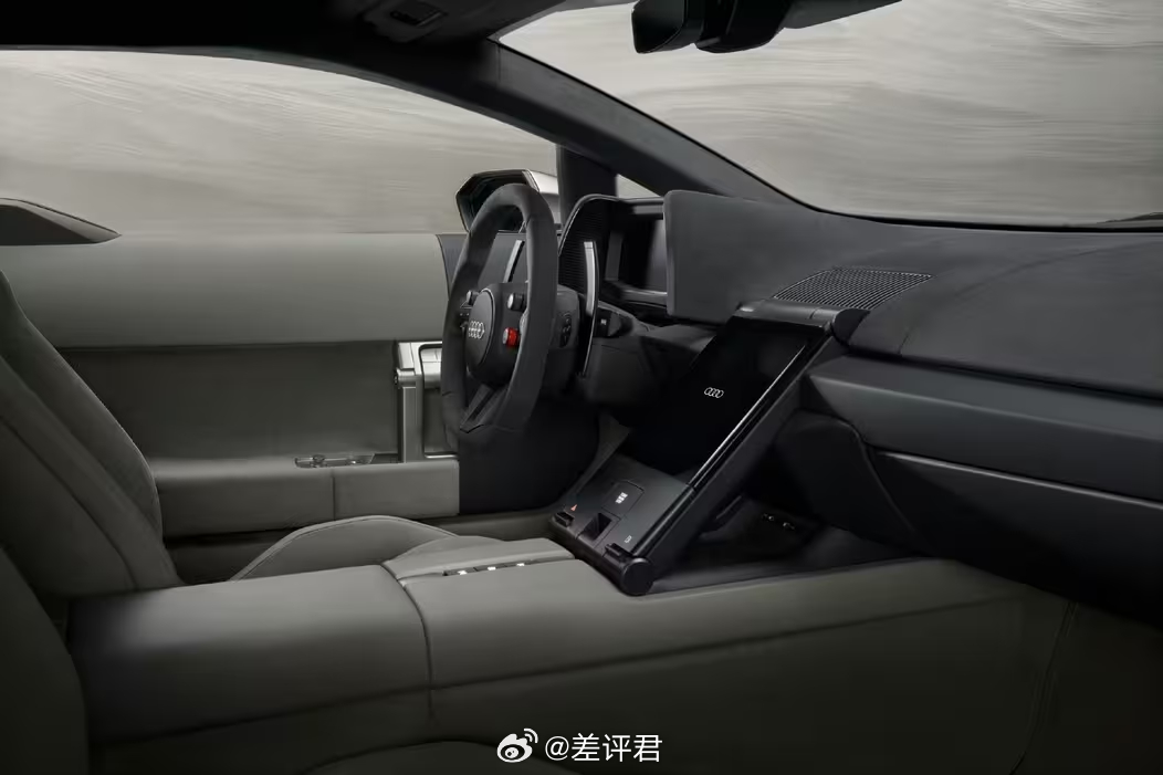 #差评说车# 奥迪R8继任者来了——奥迪全新旗舰超跑Nuvolari。中置4.0